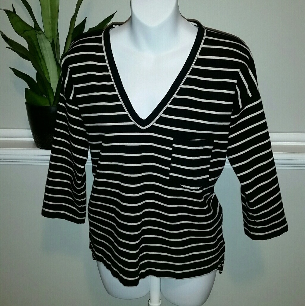 Madewell Striped Boxy Tee